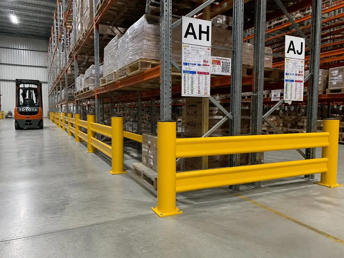 Carparks & warehouses — guardrail and barrier installation by East Coast Guardrail